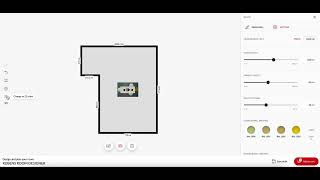 Start to design your room with a pre-defined room shape