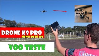 Voo De Teste Drone K9 Pro , O Brinquedinho da Aliexpress !!!