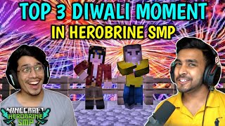 Top 3 Diwali Moment in Herobrine Smp || Diwali Moment