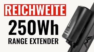 E-Bike Nur mit Range Extender fahren - Reichweite Bosch PowerMore 250