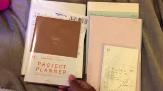 Analog 2019: Midori diary notebook, double schedule, project planner