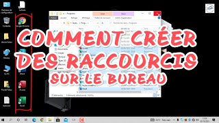 🛑 Comment créer des raccourcis sur le Bureau