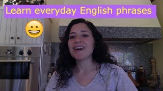 Everyday routine phrases for ESL | Learn English routine phrases