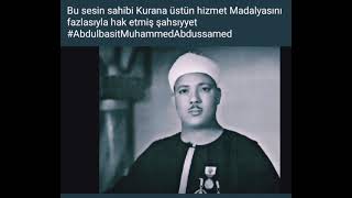 O Bir Efsane Abdulbasit Abdussamed