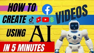 how to create youtube and tiktok videos using AI in less then 5 minutes #pictoryai #chatgpt#aitools