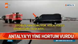 Antalyadaki Hortum Anı Kamerada