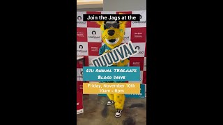 Jaguars 2023 TEALgate Blood Drive