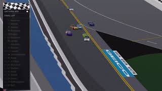 2020 Daytona 500 Finish | Ryan Newman Flip | Roblox Reenactment