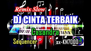 Casandra - Dj Cinta Terbaik Remix Slow [Karaoke] | sx-KN7000