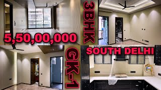 3 BHK Floor | GK -1 | South Delhi | Modern Interiors | Real Estate