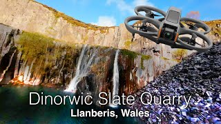 DJI Avata 2 Cinematic FPV at Dinorwic Slate Quarry in Llanberis, Snowdonia