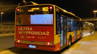 ☄️[#100] N02 ➡️ Marysin p. Zajezdnia Stalowa 🚍 Solaris Urbino 12 #1423 - MZA Warszawa sp. z.o.o.☄️