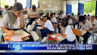 Más de 4.800 Estudiantes de 11° de Santa Marta Realizan Simulacro de las Pruebas Saber