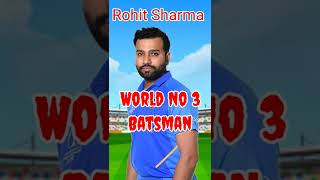 World top 10 batsman Rohit Sharma No 3 ODI batsman Rohit Sharma about world cricketers