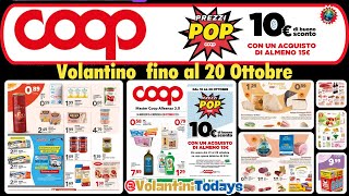 Volantino Coop dal 10 al 20 ottobre 🛒 Offerte POP buono 10 €! 🟩⬜️🟥 #anteprima