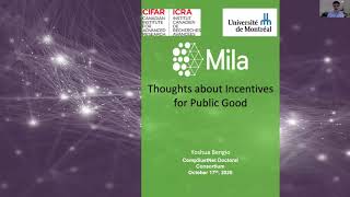 TechAide AI4Good 2020 - Yoshua Bengio: Thoughts about Incentives for Public Good