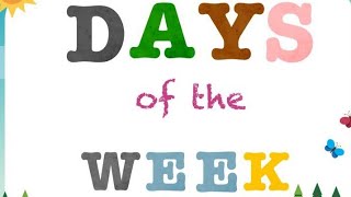 DAYS OF THE WEEK|Kids Learning Video#trending#viralvideo #funny#kidslearningvideo#entertainment