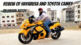 Review of Hayabusa and Toyota camry by|Hasan autos|