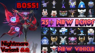 25+ New Echos| New Nightmare Variant! | New Vihical? | WuWa LEAKS 2.0 !