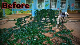 Shocking Discovery: Clean up the Abandoned School