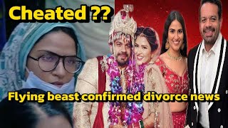 @FlyingBeast320 confirm divorce news❓|| Rithu rathee reaction 😱 #flyingbeast