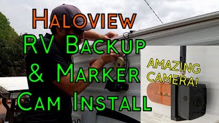 How To Install An RV Backup Camera w/No Backup Cam Prep - Plus, Marker Light Cameras Install!