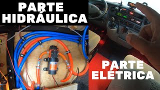 PARTE ELÉTRICA HIDRAULÍCA DA MINHA CAMPERVAN  T2EP2