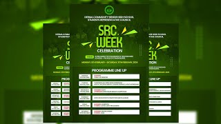 How To Design an SRC Week Banner/Flyer with 3D Text in Photoshop