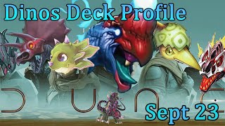 Dinos are back! | Yugioh Dino Deck Profile | September 2023