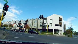 [4K] 오클랜드 노스코트 재개발 단지에서 홉슨빌 재개발 단지까지 Driving from Auckland's Northcote Hobsonville New town