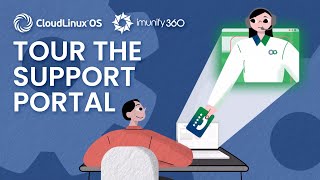 How to use the customer support portal for CloudLinux and Imunify360