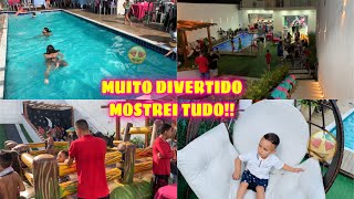 VLOG|FOMOS A FESTA+DAVI ENTROU NA PISCINA PELA PRIMEIRA VEZ!😱