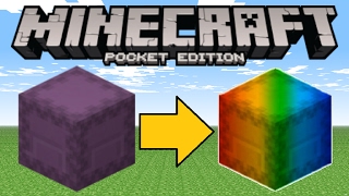 Minecraft PE - How To Make A Rainbow Shulker!