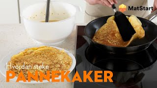 Slik steker du pannekaker | MatStart