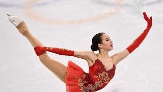 ALINA ZAGITOVA - Oly Team event FS| ОИ 2018 командные соревнования | Комментарии американцев NBC