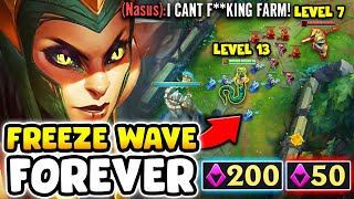 The Story of how Zwag got up 6 levels and 150 CS on this poor Nasus... (PERMA FREEZE)