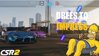 Csr2 gameplay DREES TO IMPRESS Toyota GR Supra stage 5