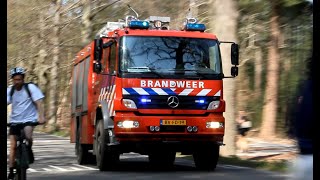 Brandweer met spoed naar flinke Bosbrand in Lage Vuursche