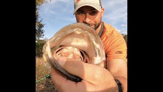 Cold Water Fishing for Huge Bass!