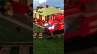 Lego Train 3677 Red Freight Train Short