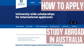 University President’s scholarships 2022 For International Students (Study Abroad In Australia)