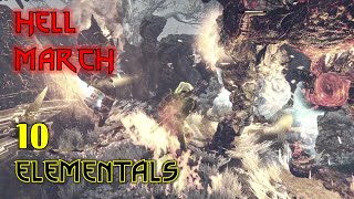 Hell March - The Witcher 3 Extreme Combat: vs 10 Elementals  / 위쳐 3 극한 전투: 정령 10 마리