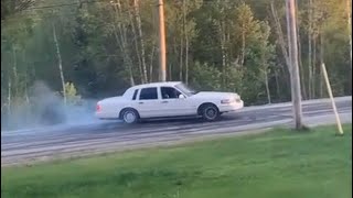 95 Town Car REV LIMITER Burnout Compilation! Part One