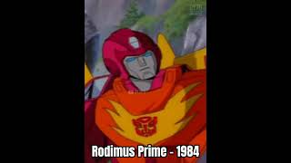 Rodimus Prime/Hot Rod Evolution (1986-2017) #Shorts #Transformers #HotRod #RodimusPrime