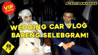 Nge-challange selebgram di wedding car!