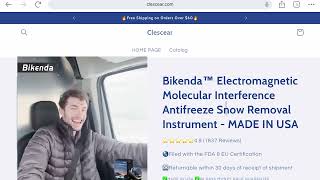 Fake Vehicle antifreeze snow removal instrument scam on Social Media