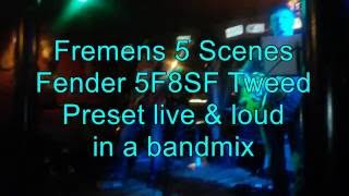 Axe FX II: Fender 5F8SF preset loud & live in the bandmix