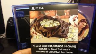 Grand Theft Auto 5 Unboxing (PS4)