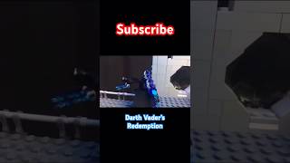 Darth Vader’s Redemption a Lego Star Wars stop motion animation #starwars #shorts #viral #lego #rotj