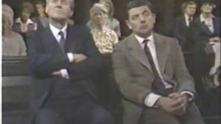 Mr Bean bored at the church